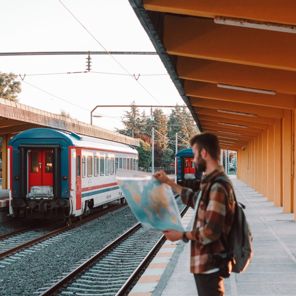 Zugreise Bahnhof