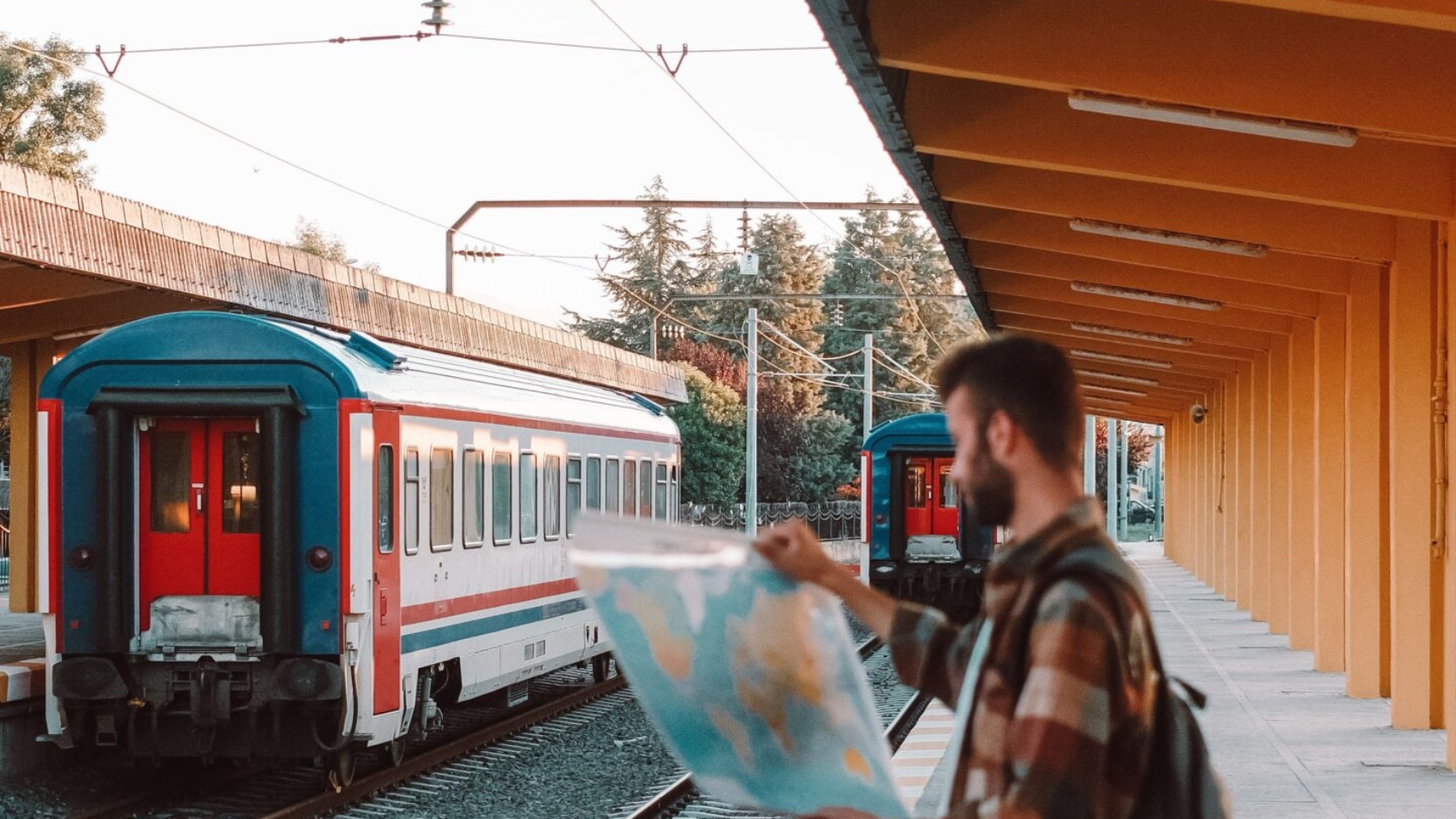 Zugreise Bahnhof